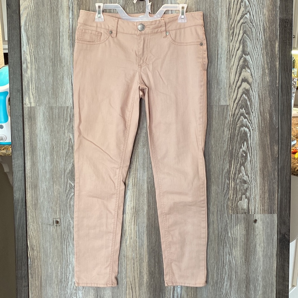 Seven7 skinny jeans in light pink, 10